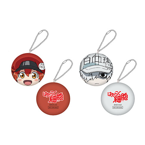 1~2巻連動購入特典<br>もちもち球体マスコット(赤血球・白血球)