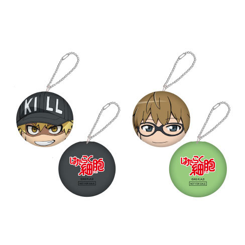 3~4巻連動購入特典<br>もちもち球体マスコット(キラーT細胞・ヘルパーT細胞)