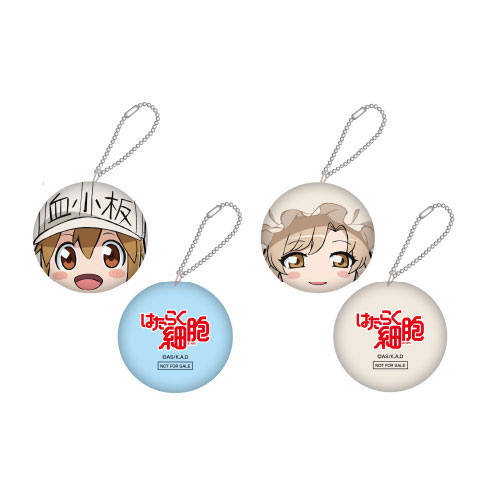 5~6巻連動購入特典<br>もちもち球体マスコット(血小板・マクロファージ)